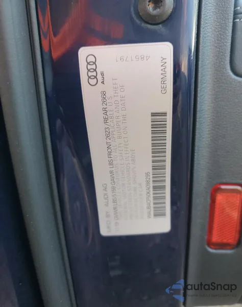 2019 Audi S5 Premium Plus из США, поврежденный, VIN WAUB4CF50KA098295